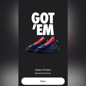 Kobe V Protro
Caitlin Clark